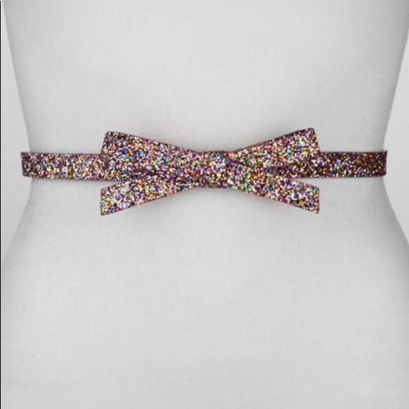 kate spade Accessories - NWOT Kate spade bow belt 34” long